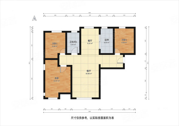 融创半湾半岛3室2厅1卫112.84㎡南140万