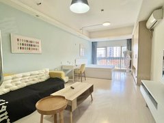 南京建邺奥体庐山路奥体中心河西CBD中泰国际奥体东地铁口精装单室欲租从速出租房源真实图片