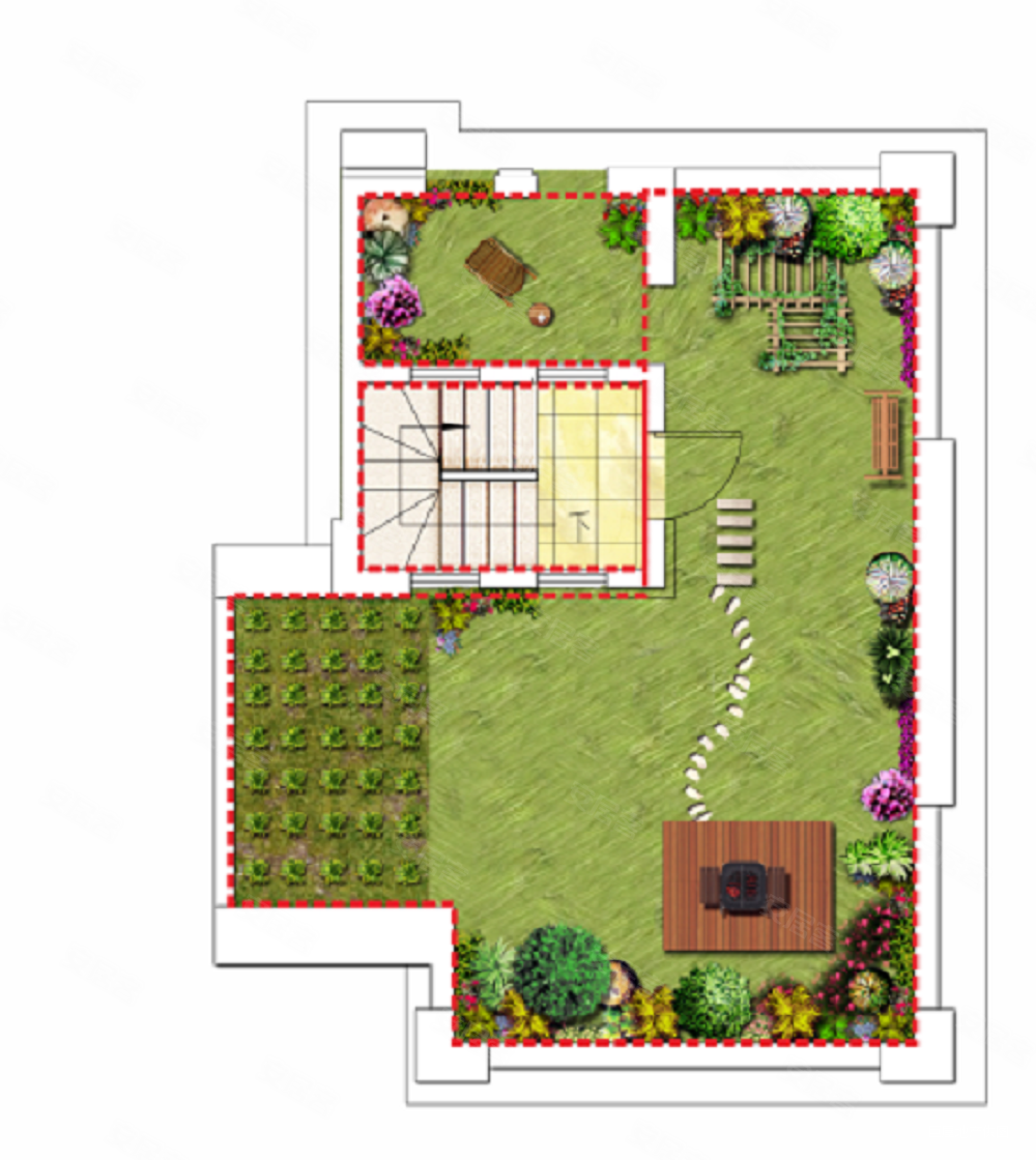 上叠别墅88w起带70平露台花园买到就节省200w套四