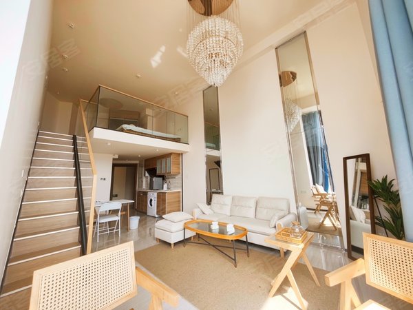 青岛黄岛薛家岛恒大金沙滩(商住楼)唐岛湾畔(loft精装修公寓,家具家电