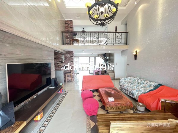 买一层用两层 滨北山景叠院 挑高楼中楼 大露台 看山景