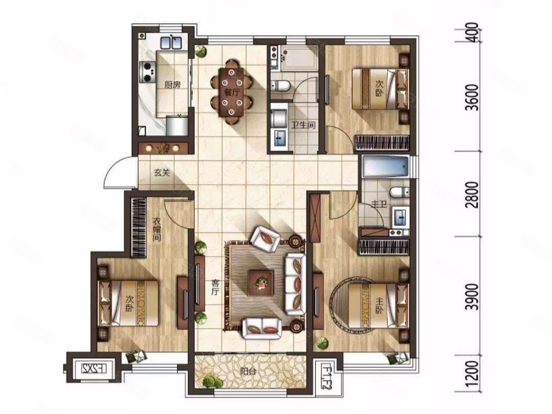 保利东郡精装三室二卫中间楼层拎包入住随时看房