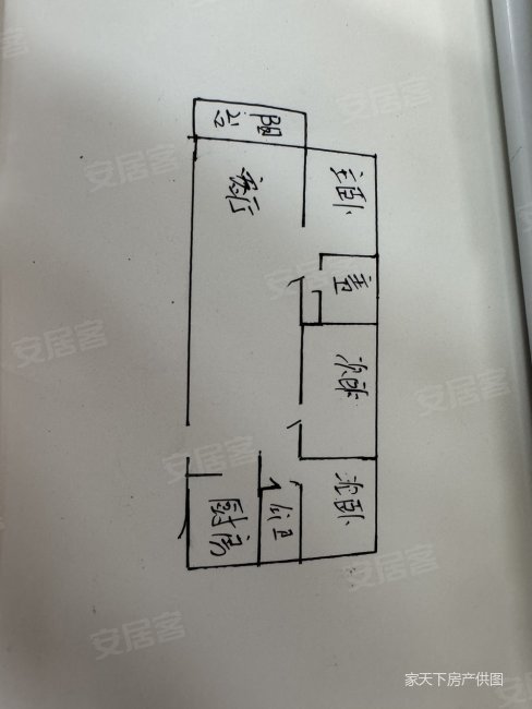 盛洲花园3室2厅2卫106.72㎡西南65万