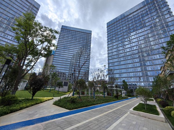 昆明呈贡市政府绿地东海岸(商住楼)呈贡沃尔玛,精装复试公寓出租,拎包