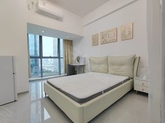 东莞南城南城车站蛤地地铁口浙商大厦豪华漂亮一房家私全新十成新拎包入住1400出租房源真实图片