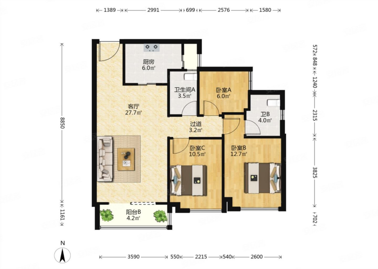佛山房产网>佛山二手房>禅城二手房>张槎二手房>融创望江府>
