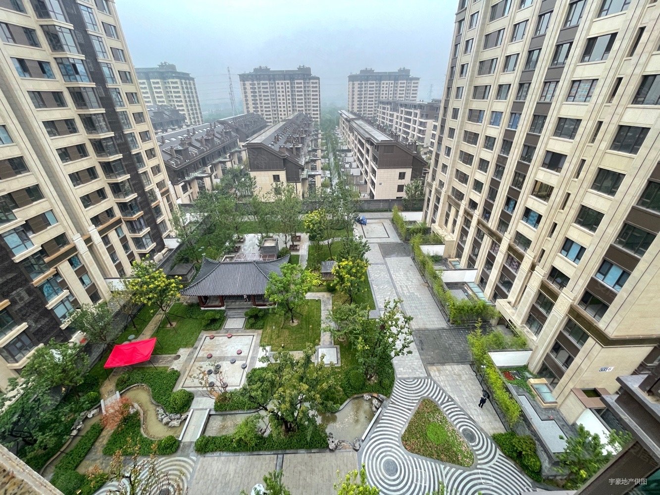 泰禾金府大院环境优雅人车分流看房方便前后边户