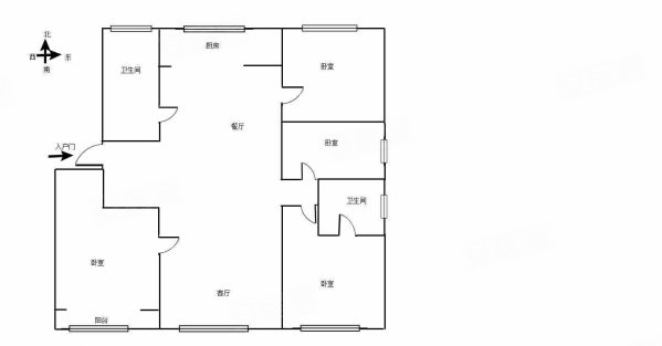 恒信巴塞小镇4室2厅2卫139㎡南北108万