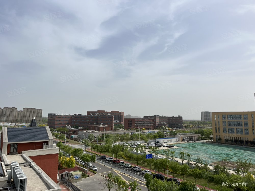 高新区 电梯洋房 楼层好视野开阔 带车位,鲁商蓝岸新城(三期)二手房