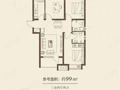 香河高速口平安街白鹭岛清芦屿 3室2厅2卫出租房源真实图片