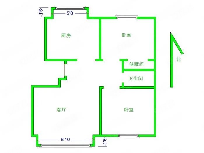 嘉诚学庭99平米,精装h户型大两室,中层,有不动产证,嘉诚学庭二手房