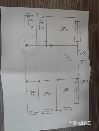 宝华路小区(荔湾)3室2厅2卫65㎡南北150万