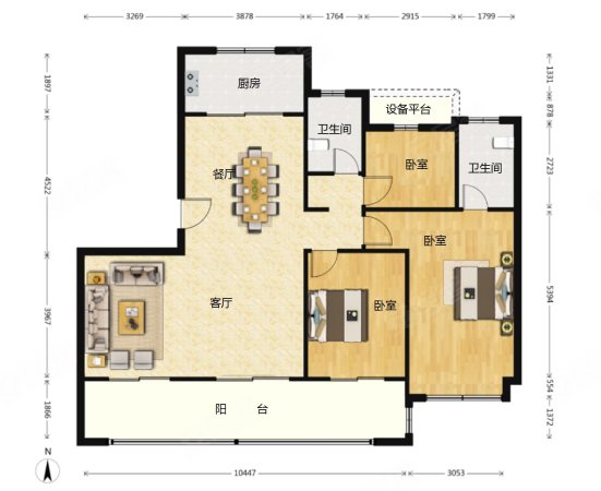 165平户型丨6楼全天采光 丨随时看房丨业主诚心