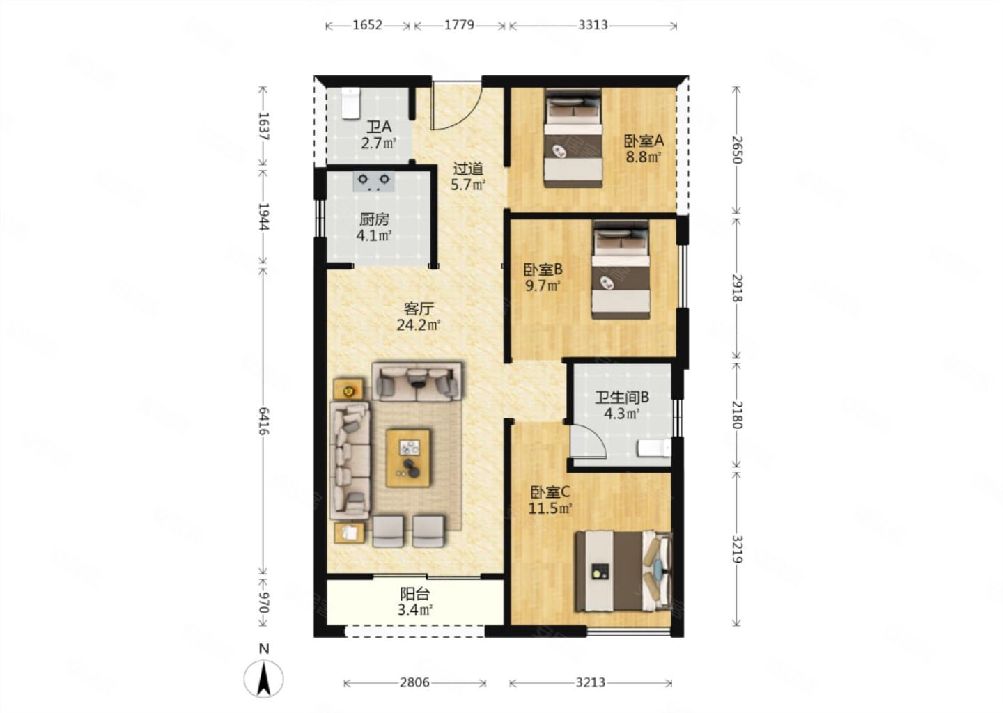 当代万国城一二期