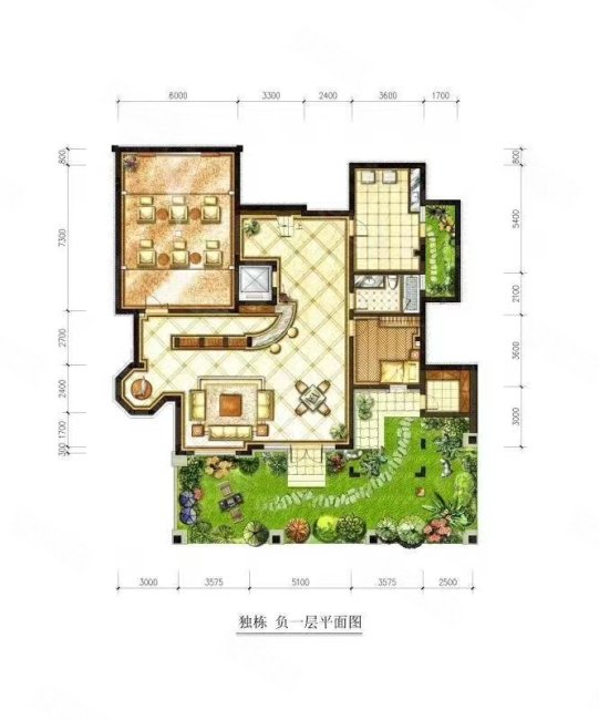 李沧世园会旁庭院别墅送1000平的院子和300平的地下
