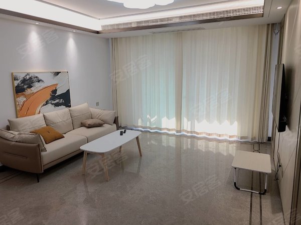 绍兴越城城北中国铁建花语江南镜湖花语江南,精装修好房,着租,包物业带家具拎包入住出租房源真实图片