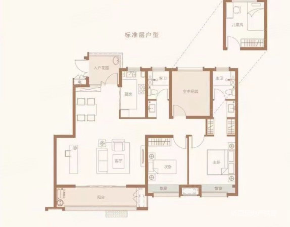 天乐小区南区2室2厅1卫88㎡南北42.8万