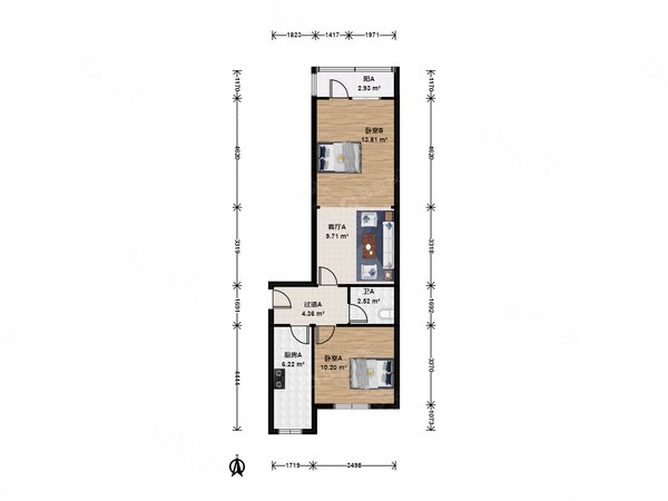 北京朝阳媒体村大羊坊甲2号5号北苑路北站~大羊坊甲2号 出门D铁 K酷 上品 商超成熟出租房源真实图片