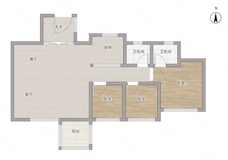 佳兆业可园(南区)3室2厅2卫98.46㎡南450万