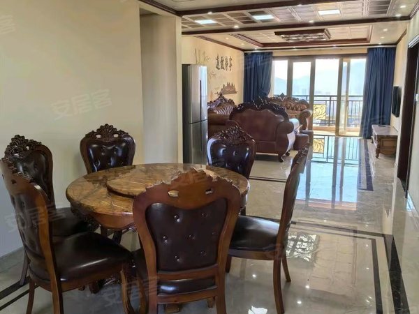金华东阳东阳江北欧景花园A欧景花园大平层,欧式风格装修,出路非常好,带车位。出租房源真实图片