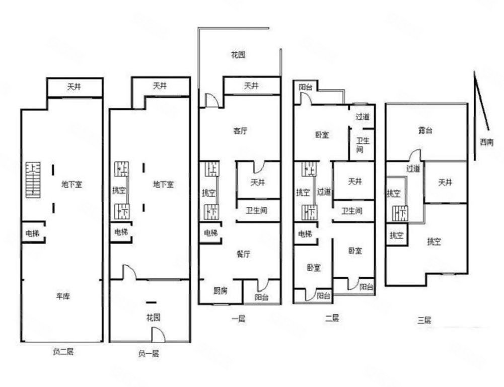 莱蒙水榭山~大4居~有车位~落地窗~送地下室~经典户型,莱蒙水榭山二手