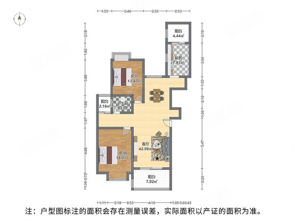 中海海悦花园户型图,户型图图片_大山谷图库