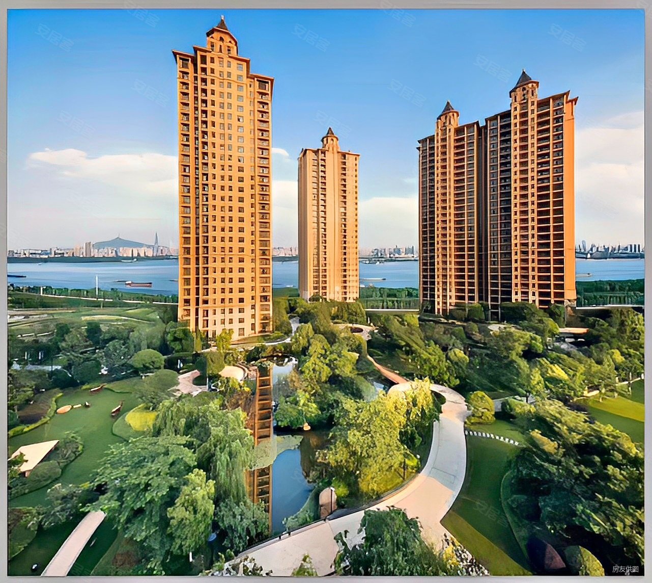 满2年中高楼层雅居乐滨江国际大平层4房新空毛坯随时看房