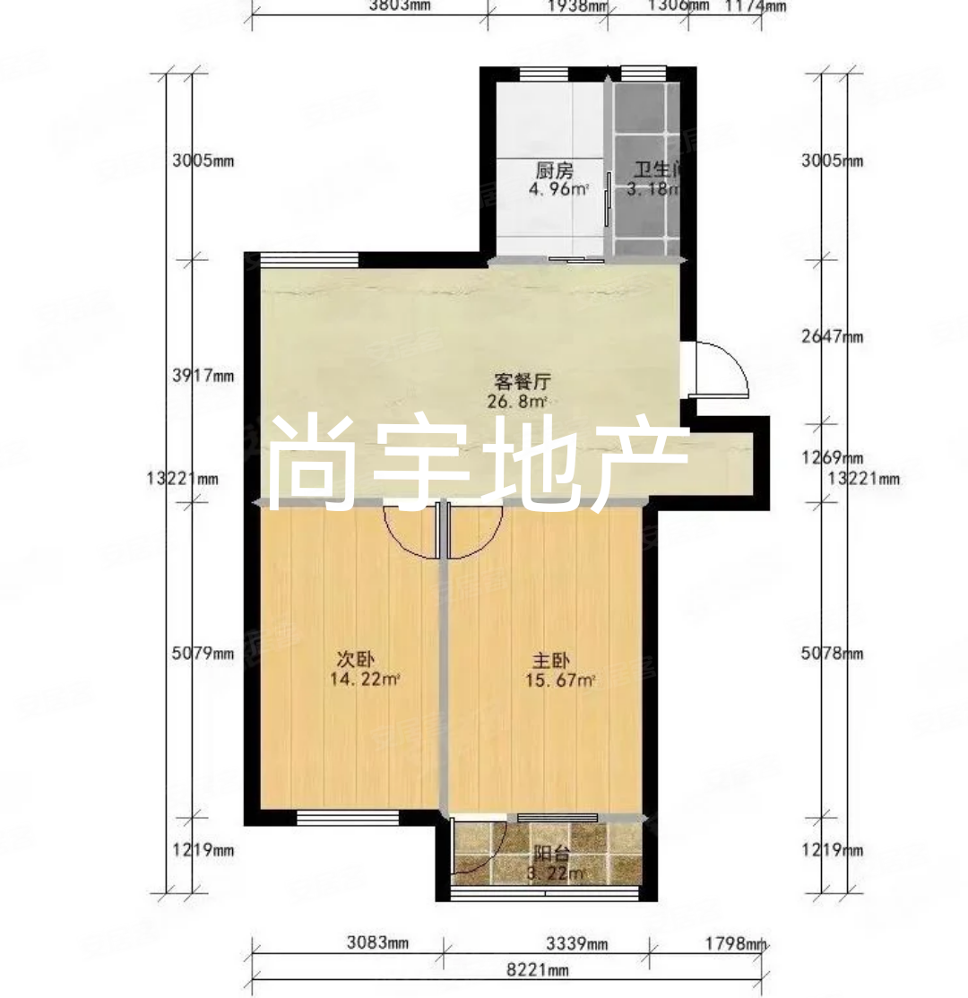 前哨路231弄小区3室1厅1卫94.1㎡南280万