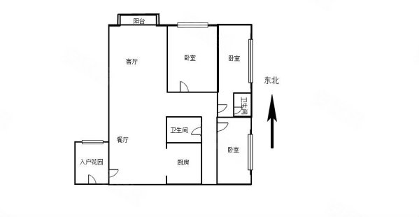 吉大御景山3室2厅2卫98㎡东北350万