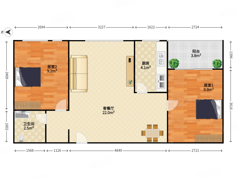 金碧花园板楼 产权清晰 出行方便 近地铁 精装修 楼层好