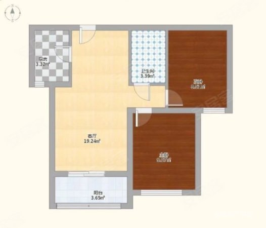 西溪诚园2室2厅1卫85㎡南115万