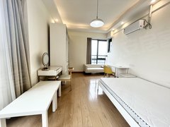 单身选择现代风格单身公寓拎包入住5号线地铁口，民用电