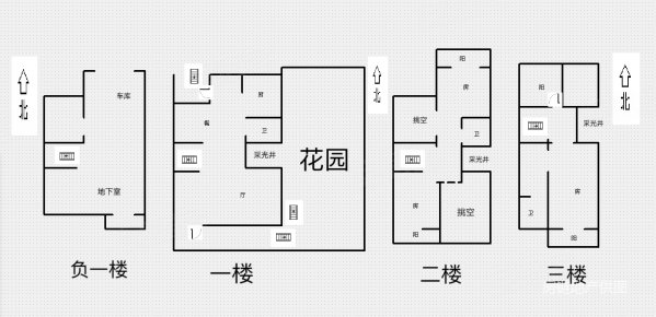 洞庭湖国际公馆(别墅)4室2厅3卫196㎡南北398万