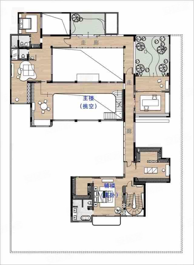 九间堂别墅5室3厅4卫521.36㎡南北16800万