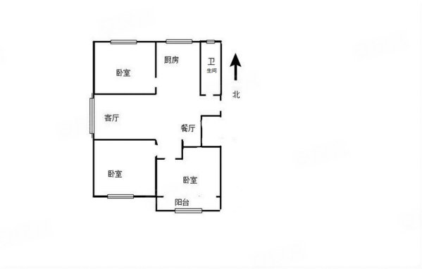 青州龙苑3室2厅1卫128.75㎡南北83万