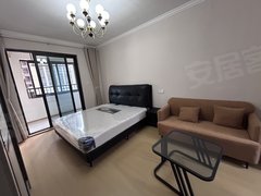 亳州谯城华富广场南湖旁出租桐华郡精装一室主卧原装卫生间，家具家电，全新出租房源真实图片