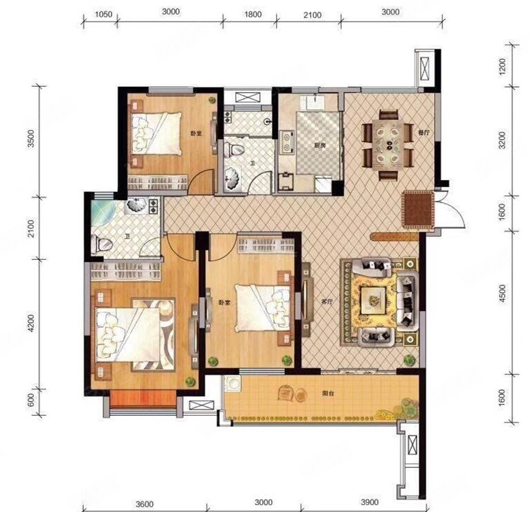 鹏欣领誉四期 精装3房 双卫 南北通透 降价急售 万泰中骏