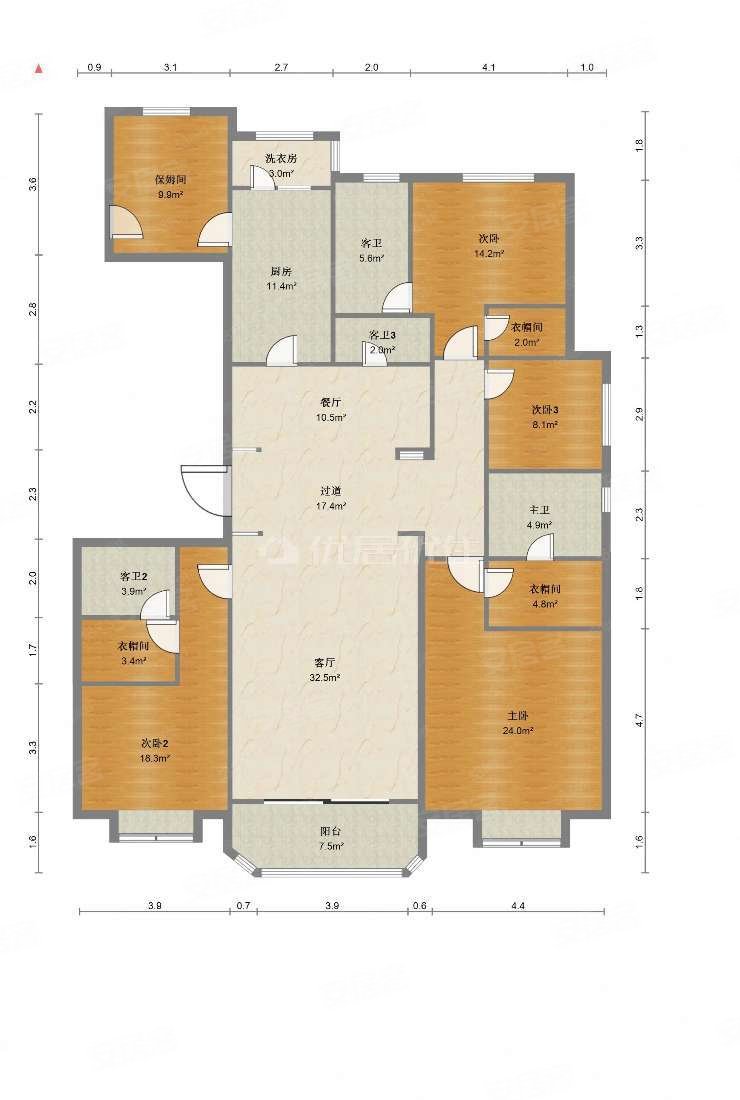 万达公馆精装诚心出售价格可议