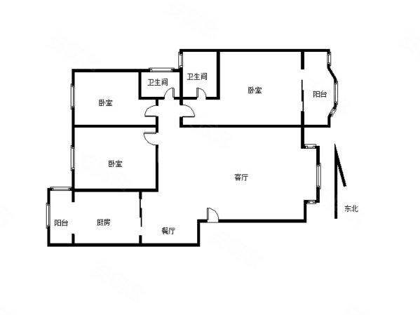 爱尔楠岸南区3室2厅2卫134.92㎡南北79.8万