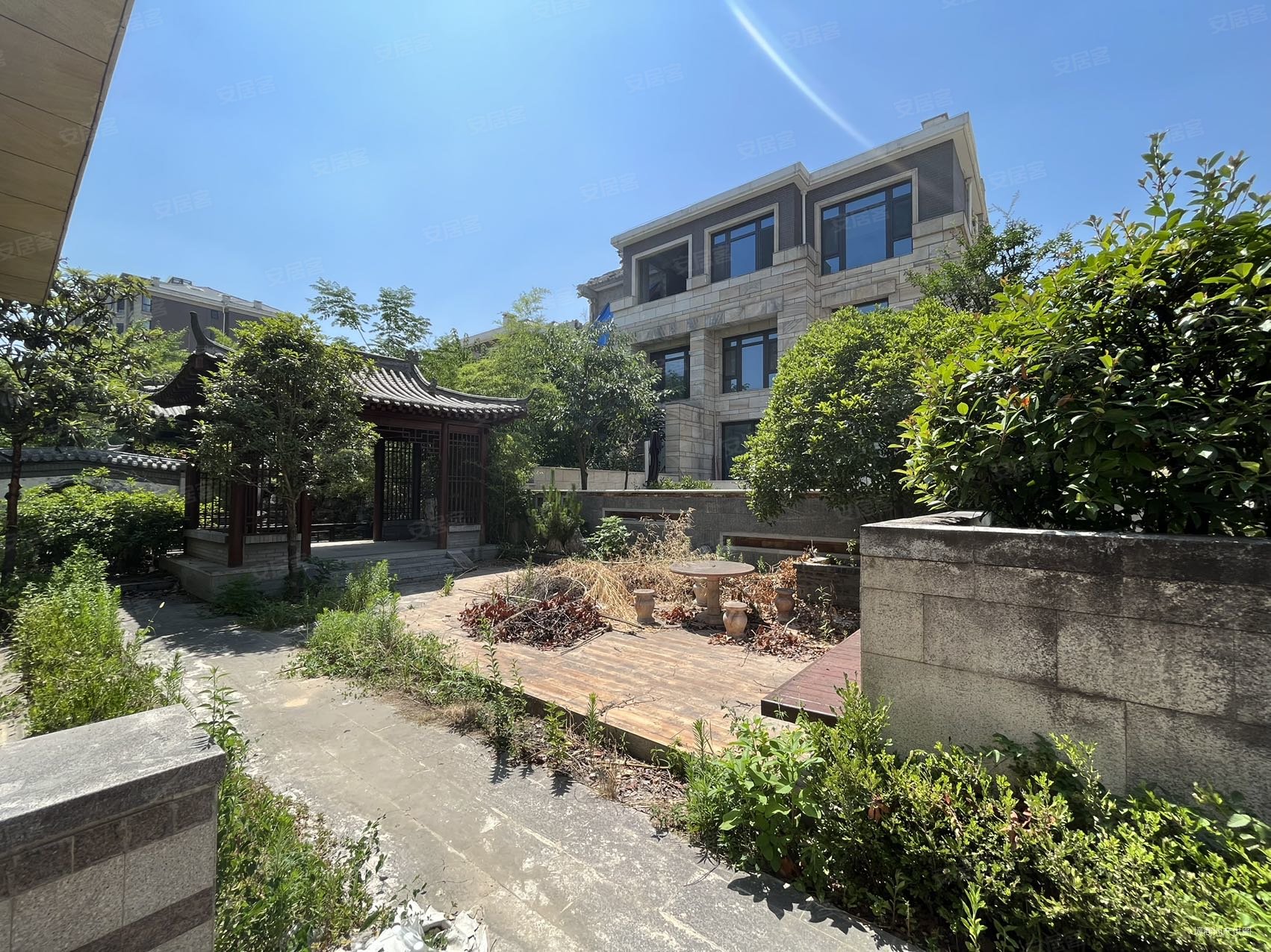 精南湖独栋别墅带400平私人花园泳池曲江凤凰池