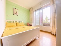 南京建邺奥南莲花新城南苑 油坊桥地铁口 三室合租全女生 性价比超高带露台出租房源真实图片