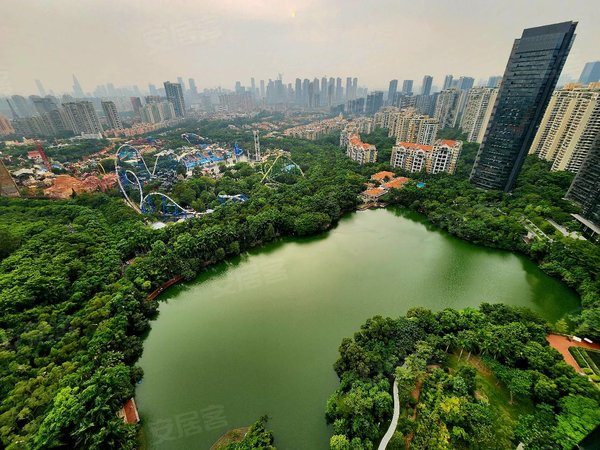 深圳南山华侨城新天鹅堡(一二期)华侨城,天鹅湖花园二期e栋户型,全湖