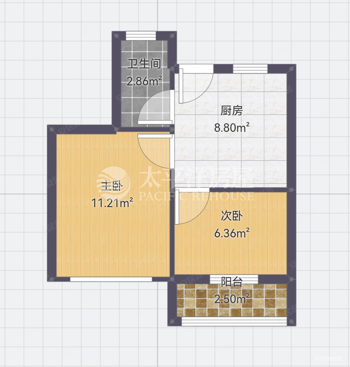 兰花新村2室1厅1卫47.26㎡南238万