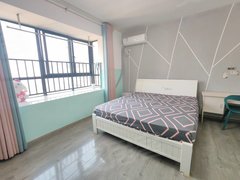 合肥新站武里山天街兴华苑D区 精装主卧带大飘窗 独立卫生间 独立洗衣机 公用厨出租房源真实图片