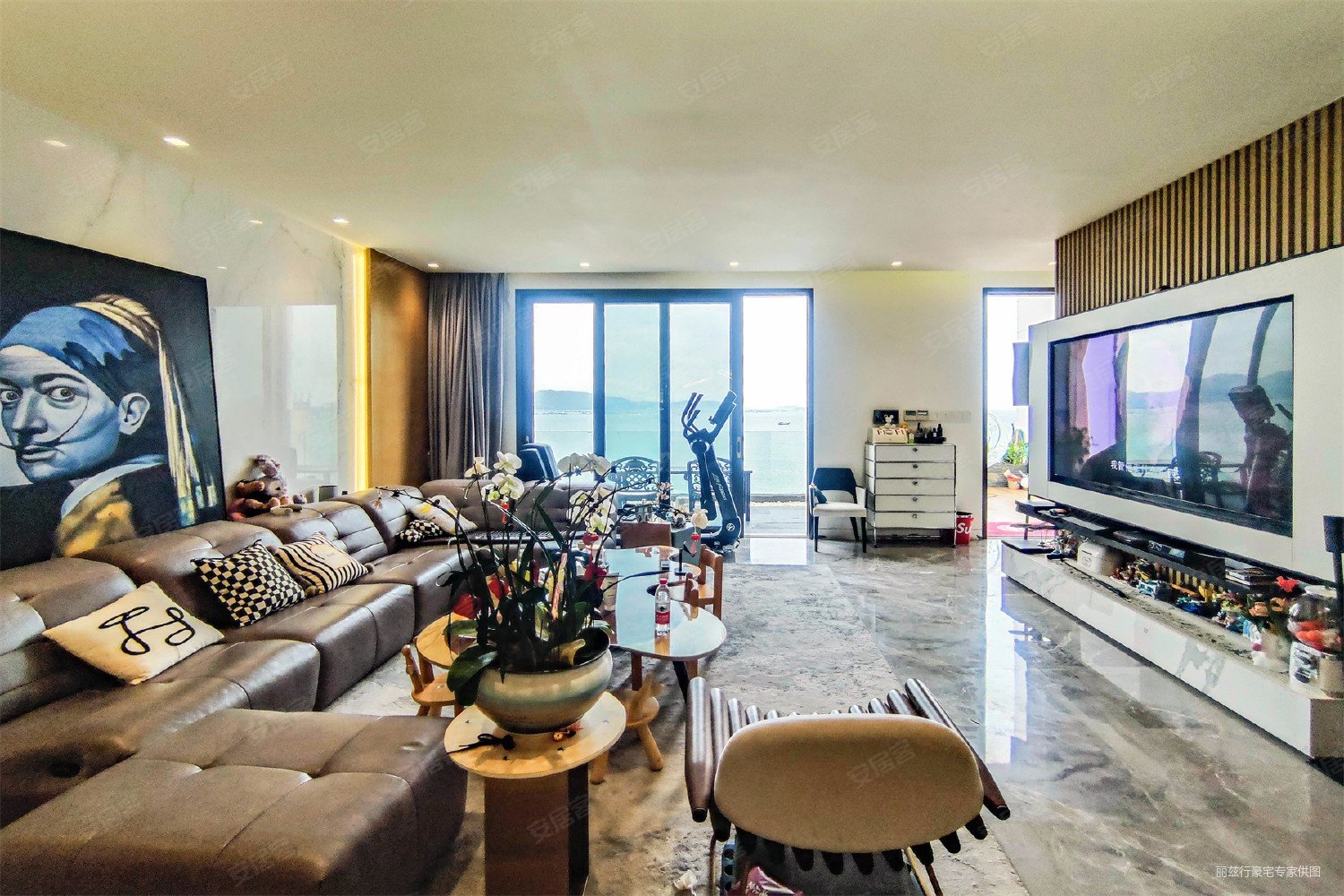 南山一线海景顶层复式,1000w精装修,400平使用面积