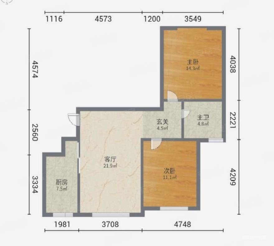 城朗园 二房 186w 业主已经看中房子置换 满五年看房方便,民乐城朗苑