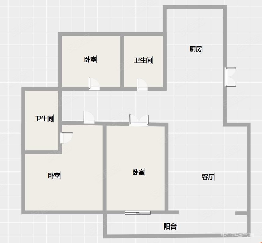蚌埠碧桂园3室2厅1卫223㎡南北160万
