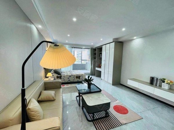 1号线坪州站 精装修 民水民电 落地窗大单间 带地下车库