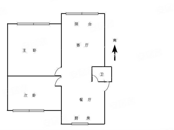 人民东路延安医院后面东庄标准两室两厅家具家电齐全看房方便