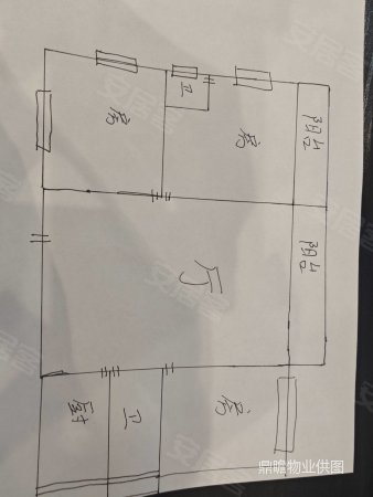 净慧路小区3室2厅1卫56㎡南北228万